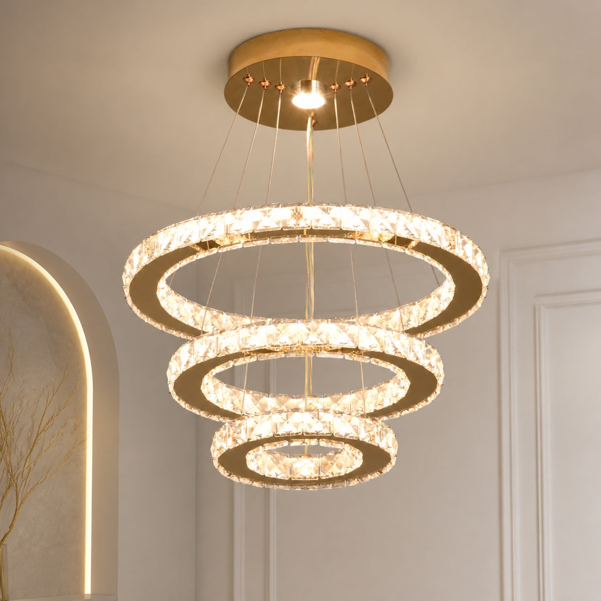 Lustres effet cristal Image