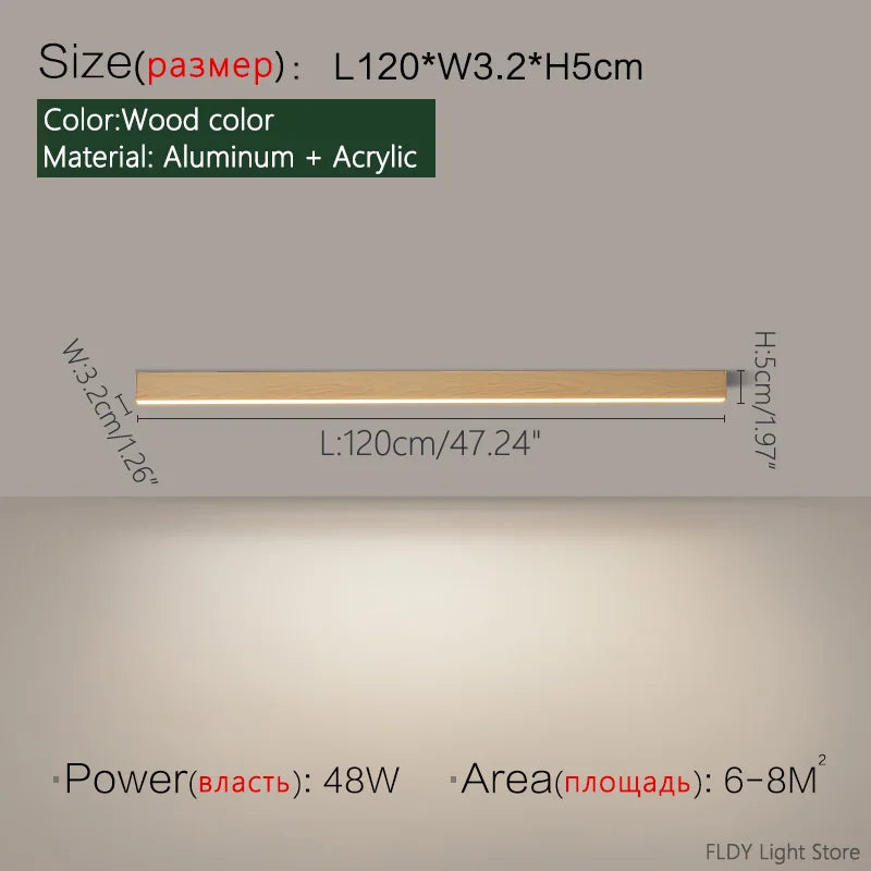 Réglette LED au plafond, vue supplémentaire