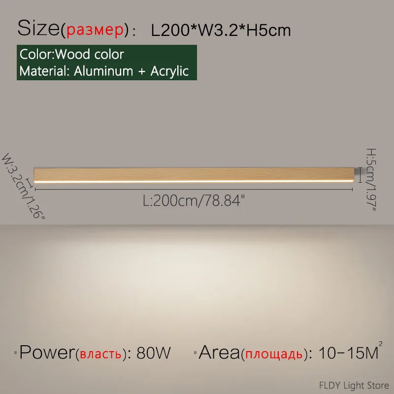 Réglette LED au plafond, vue supplémentaire