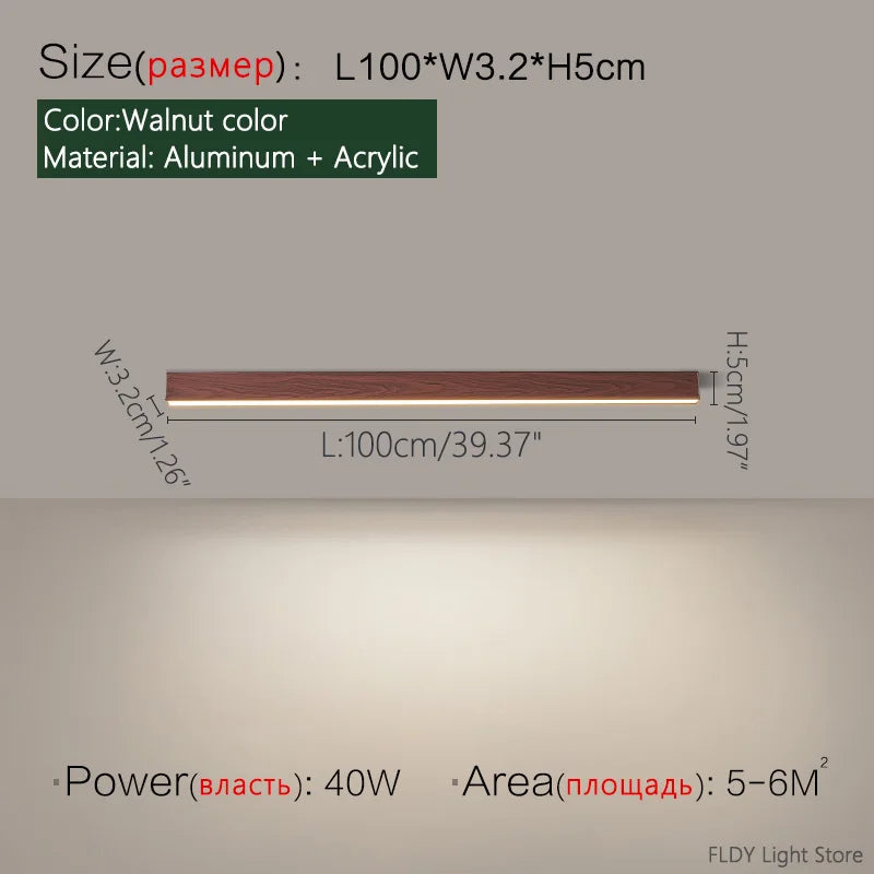 Réglette LED au plafond, vue supplémentaire