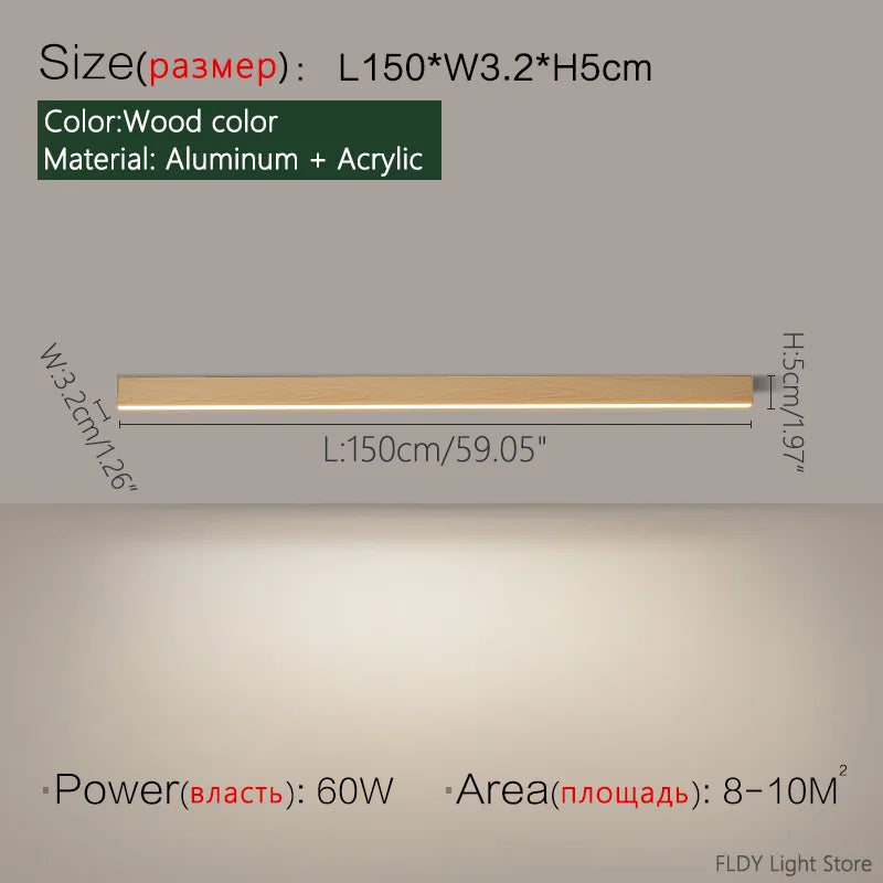 Réglette LED au plafond, vue supplémentaire