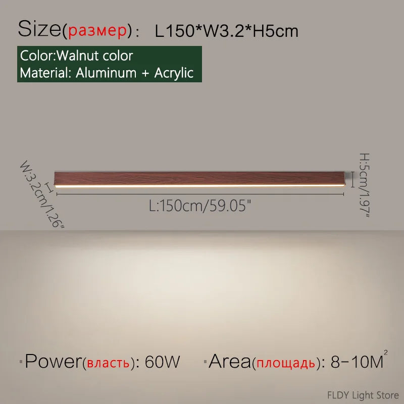 Réglette LED au plafond, vue supplémentaire