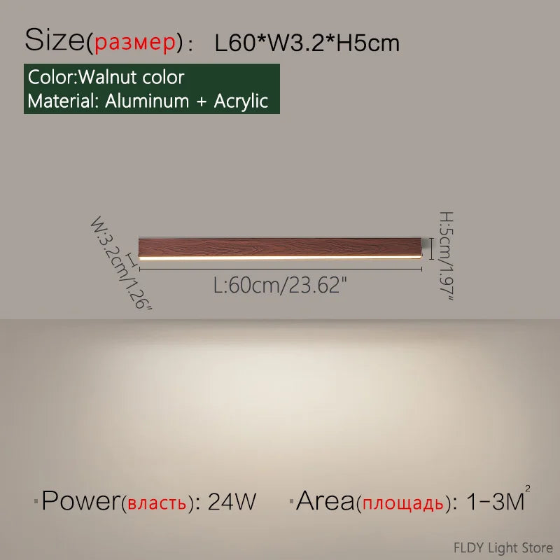 Réglette LED au plafond, vue supplémentaire
