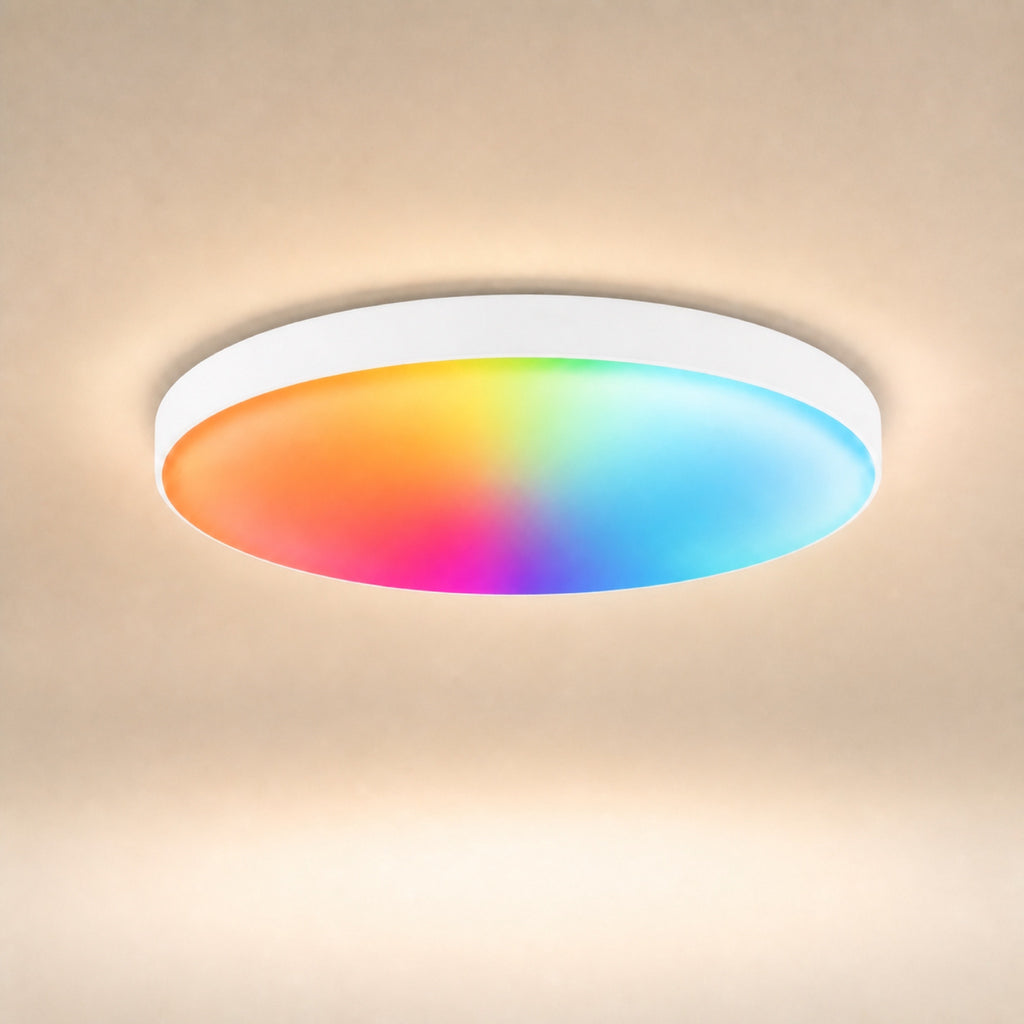 Plafonnier LED connecté, blanc