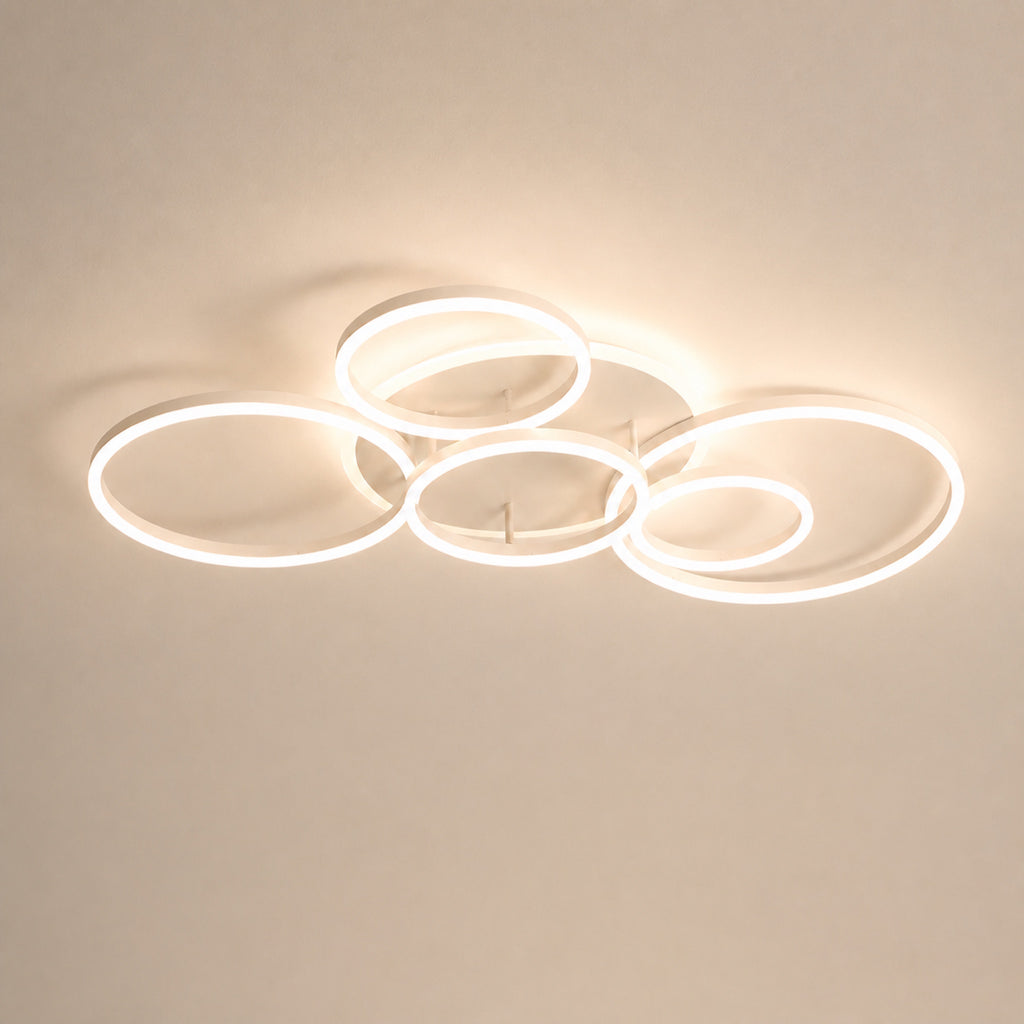 Lustre anneau LED, vue complémentaire