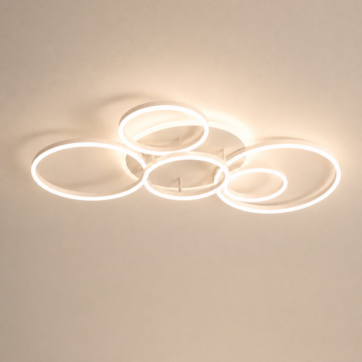 Lustre anneau LED, vue complémentaire