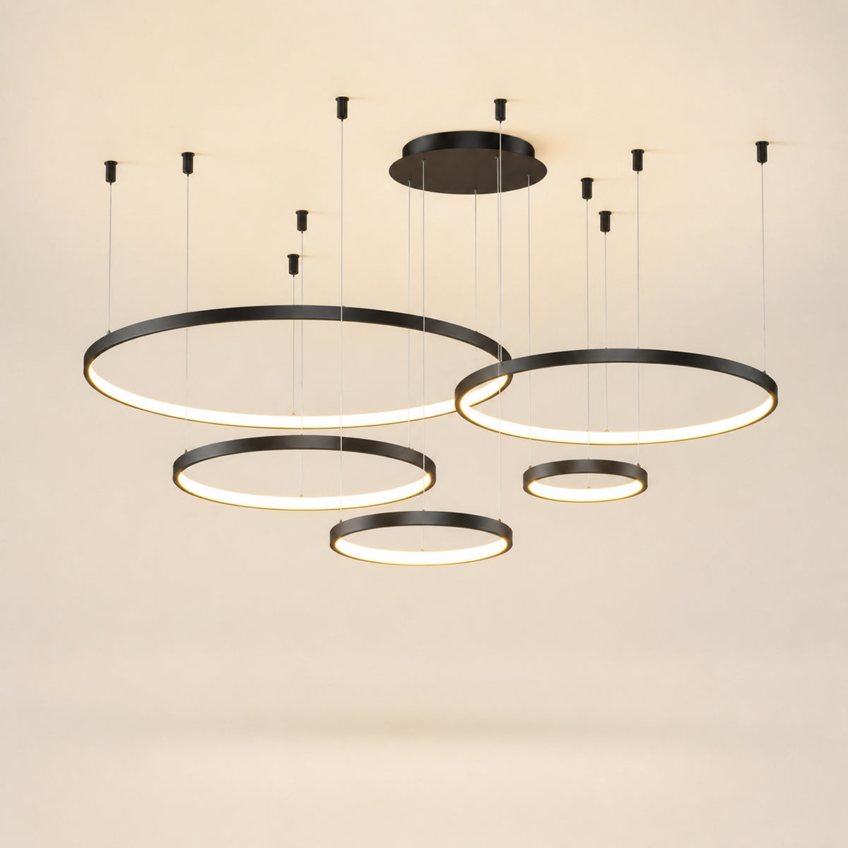 Lustre anneau LED