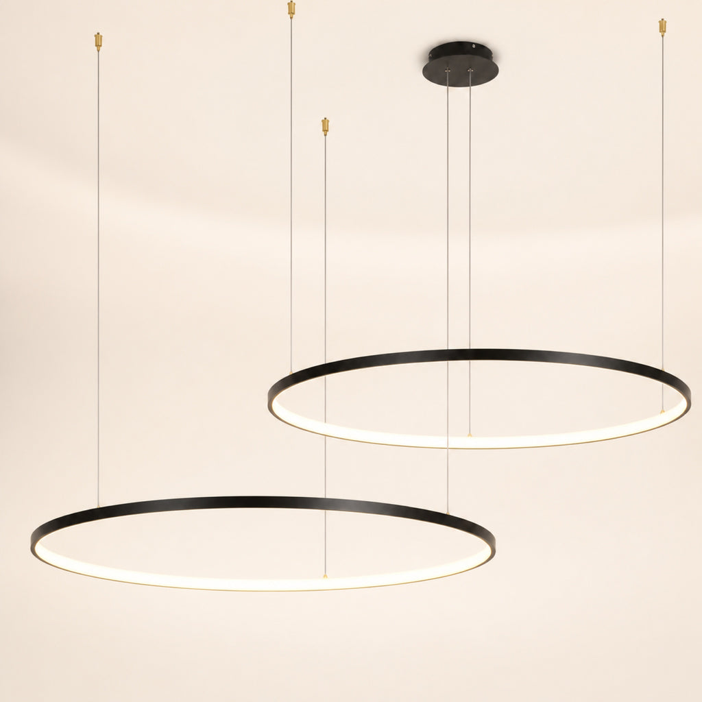 Lustre anneau LED, autre vue