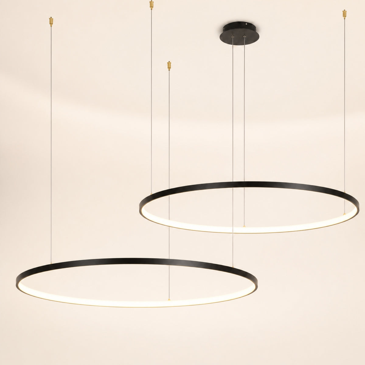 Lustre anneau LED, autre vue