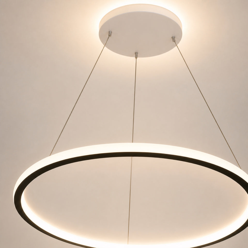 Lustre anneau LED, autre vue