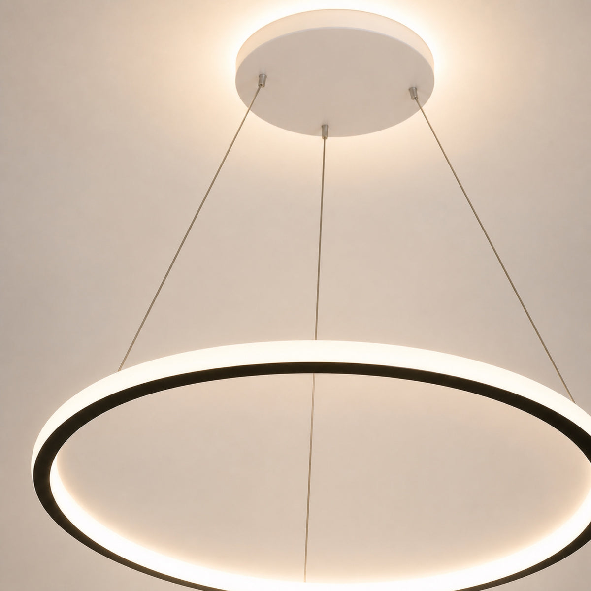 Lustre anneau LED, autre vue