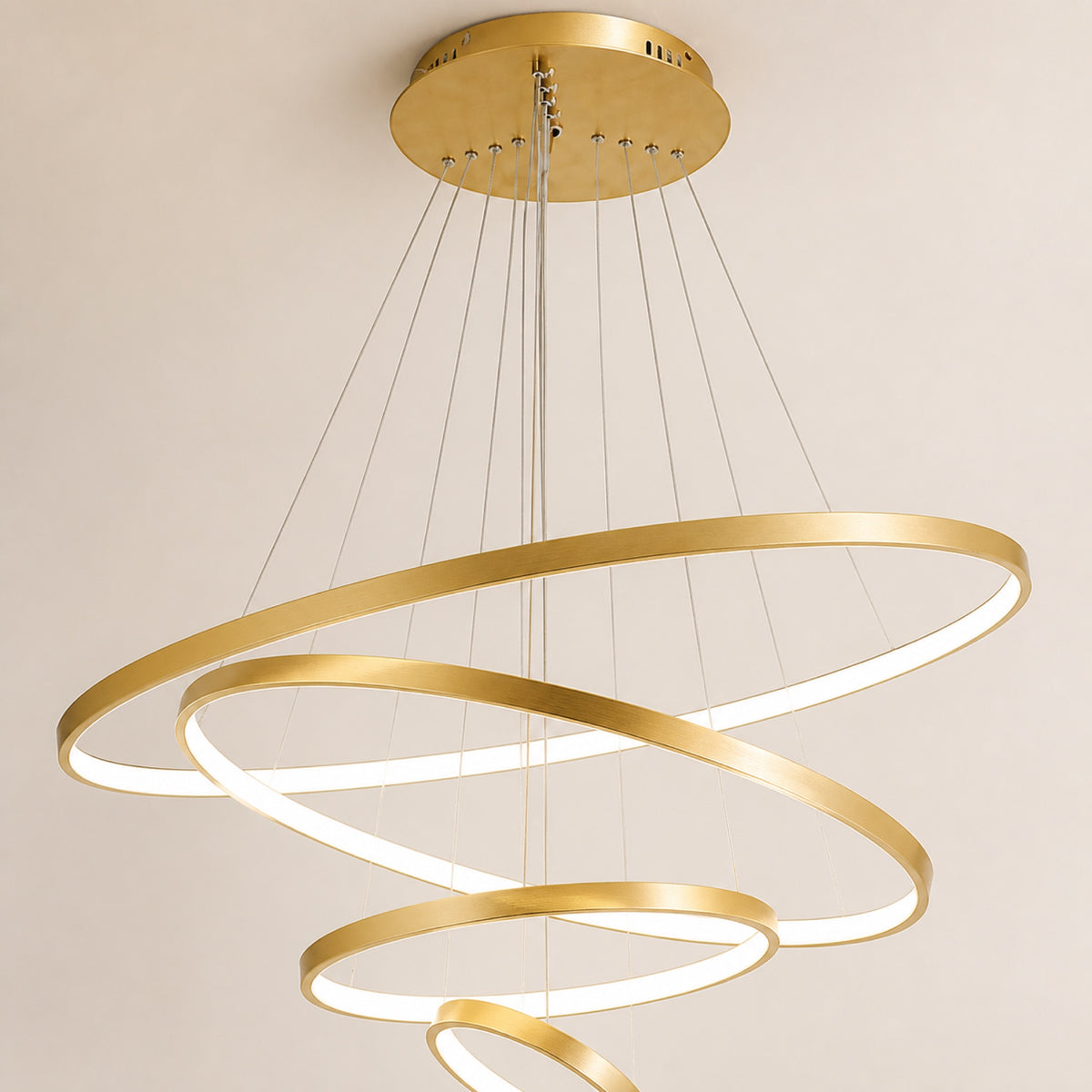 Lustre anneau LED, autre vue