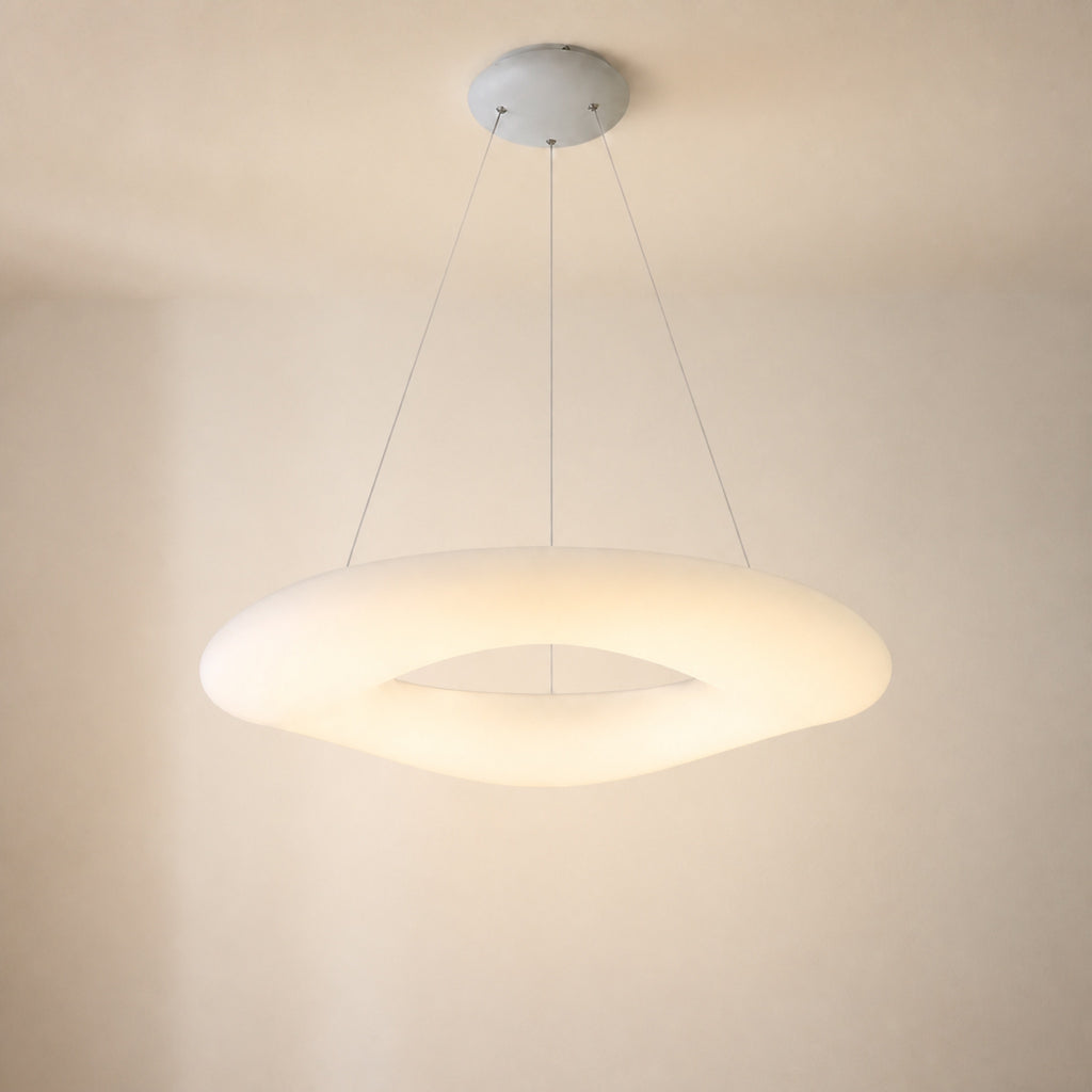 Lustre anneau LED, autre cadrage