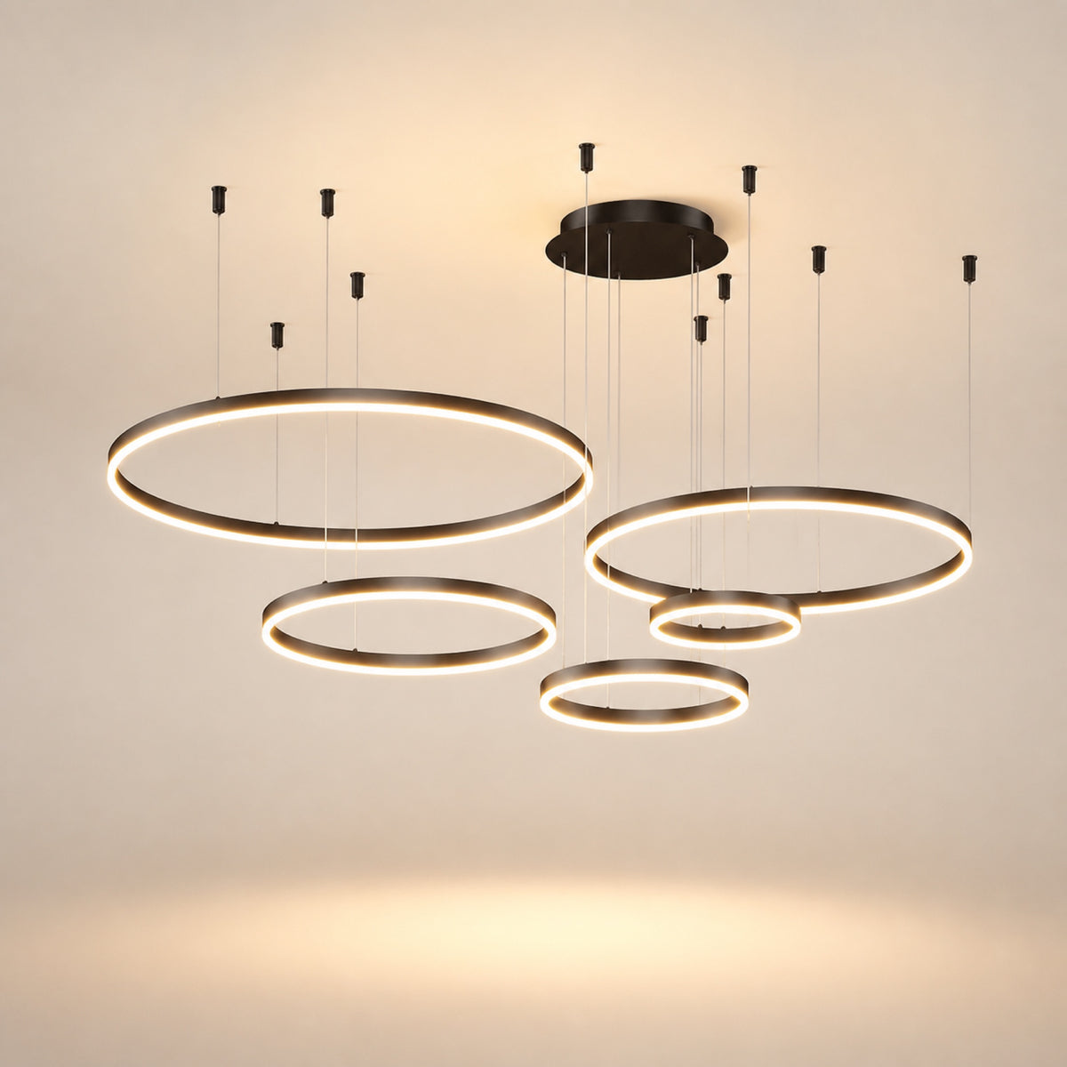 Lustre anneau LED