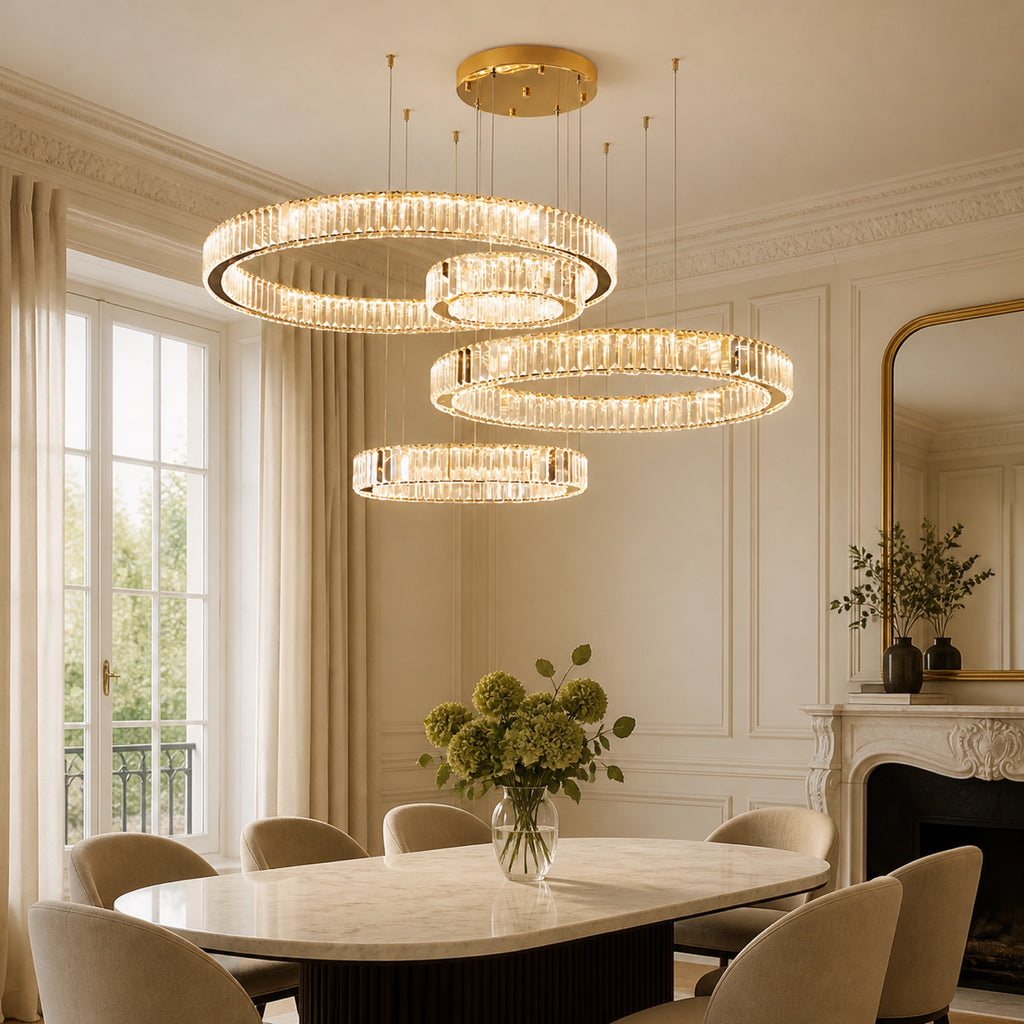 Lustre effet cristal, autre cadrage