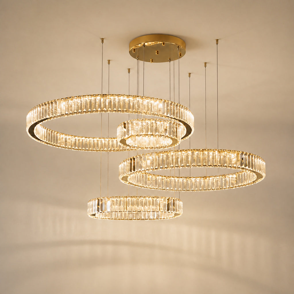 Lustre effet cristal, vue complémentaire