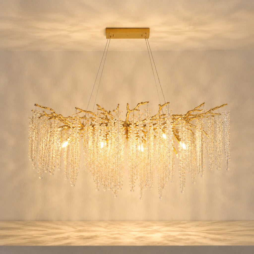 Lustre effet cristal, autre cadrage
