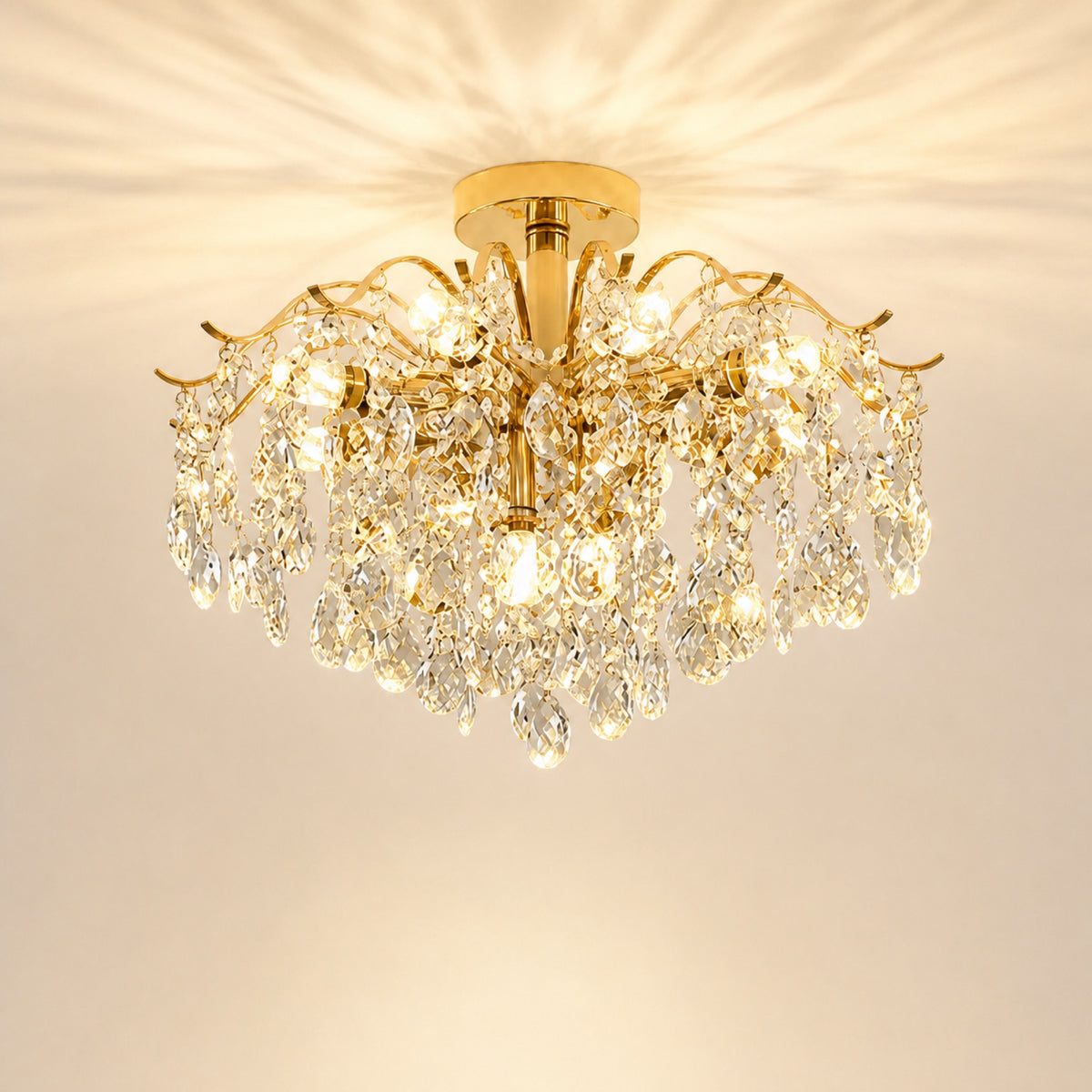 Lustre effet cristal, autre cadrage