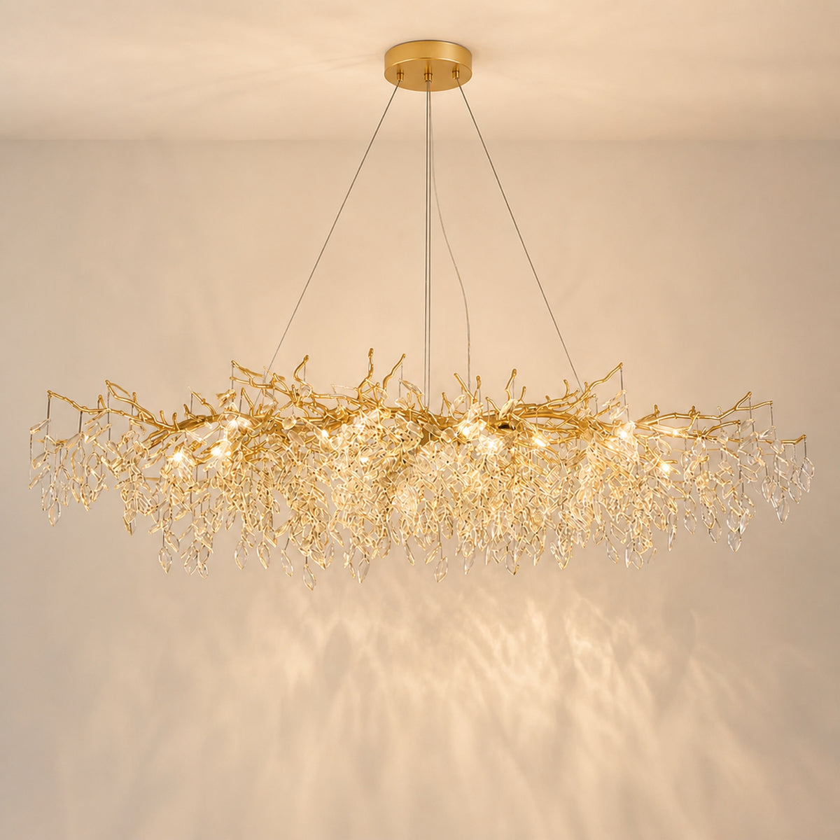 Lustre effet cristal, autre cadrage