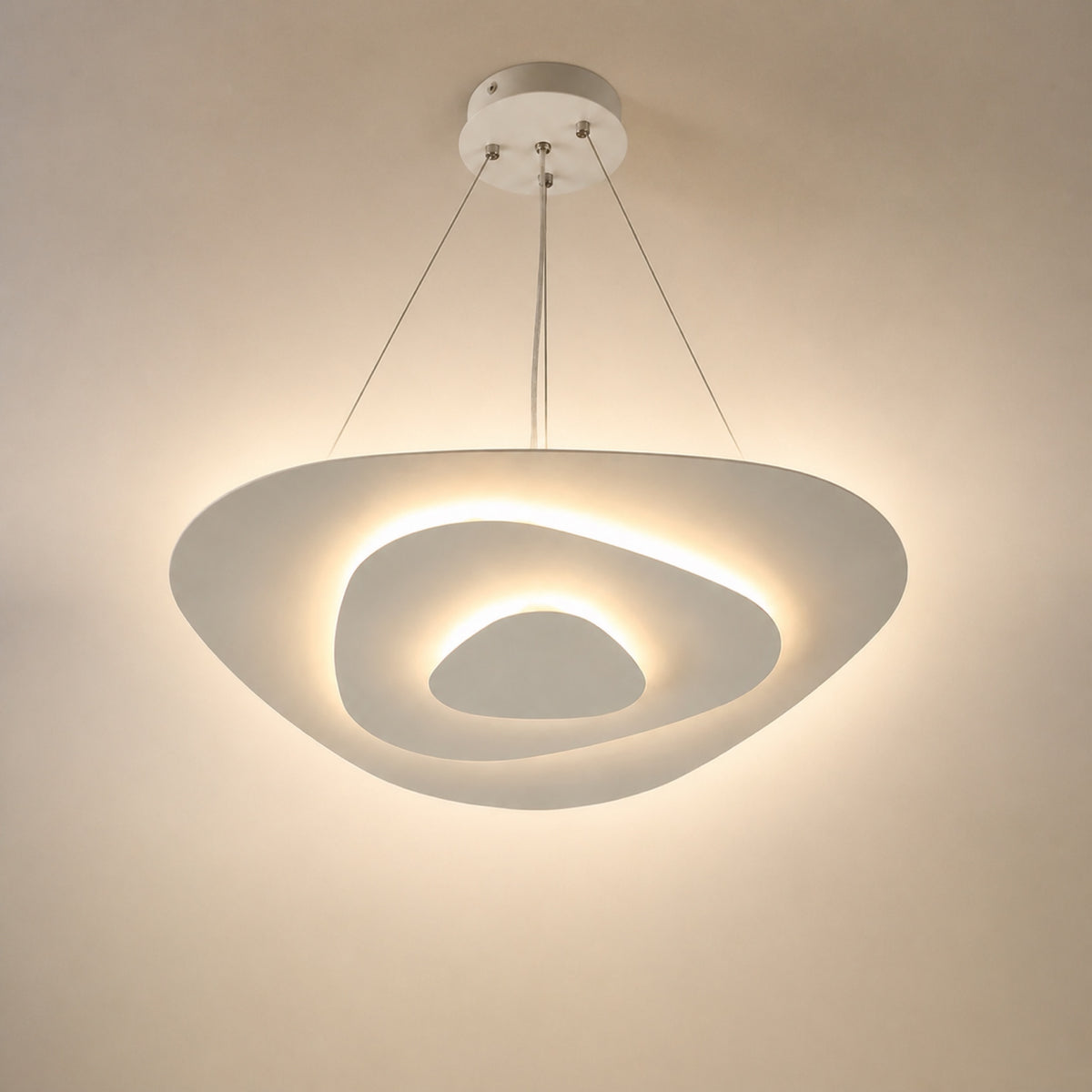 Suspension coupole galet LED, vue complémentaire