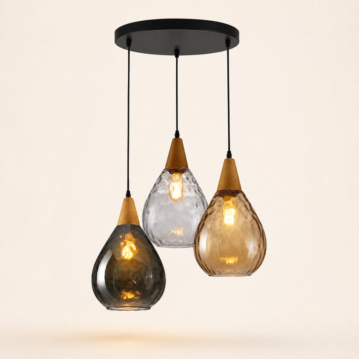 Suspension 3 gouttes de verre