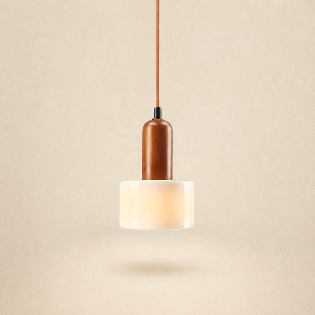 Suspension pierre translucide