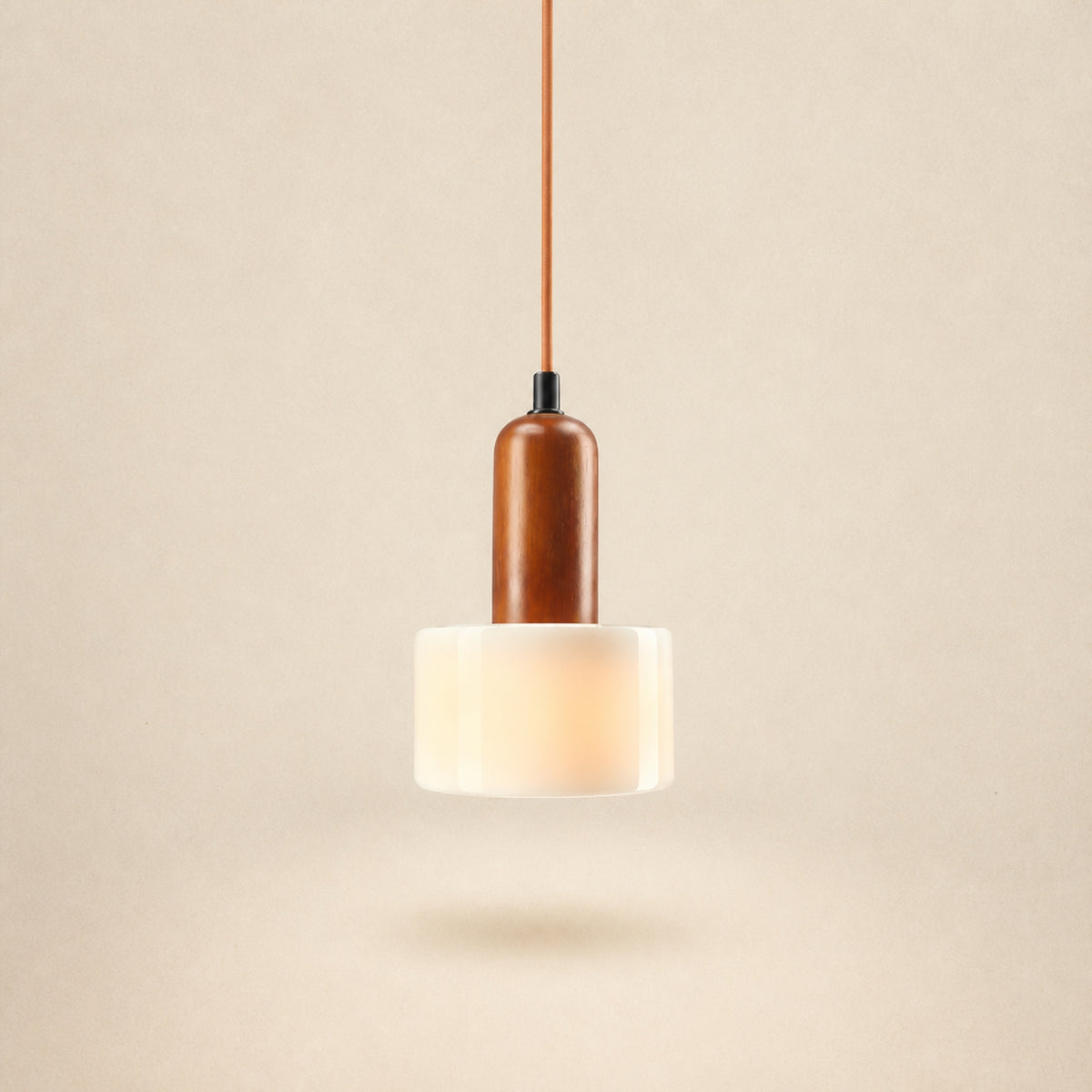 Suspension pierre translucide