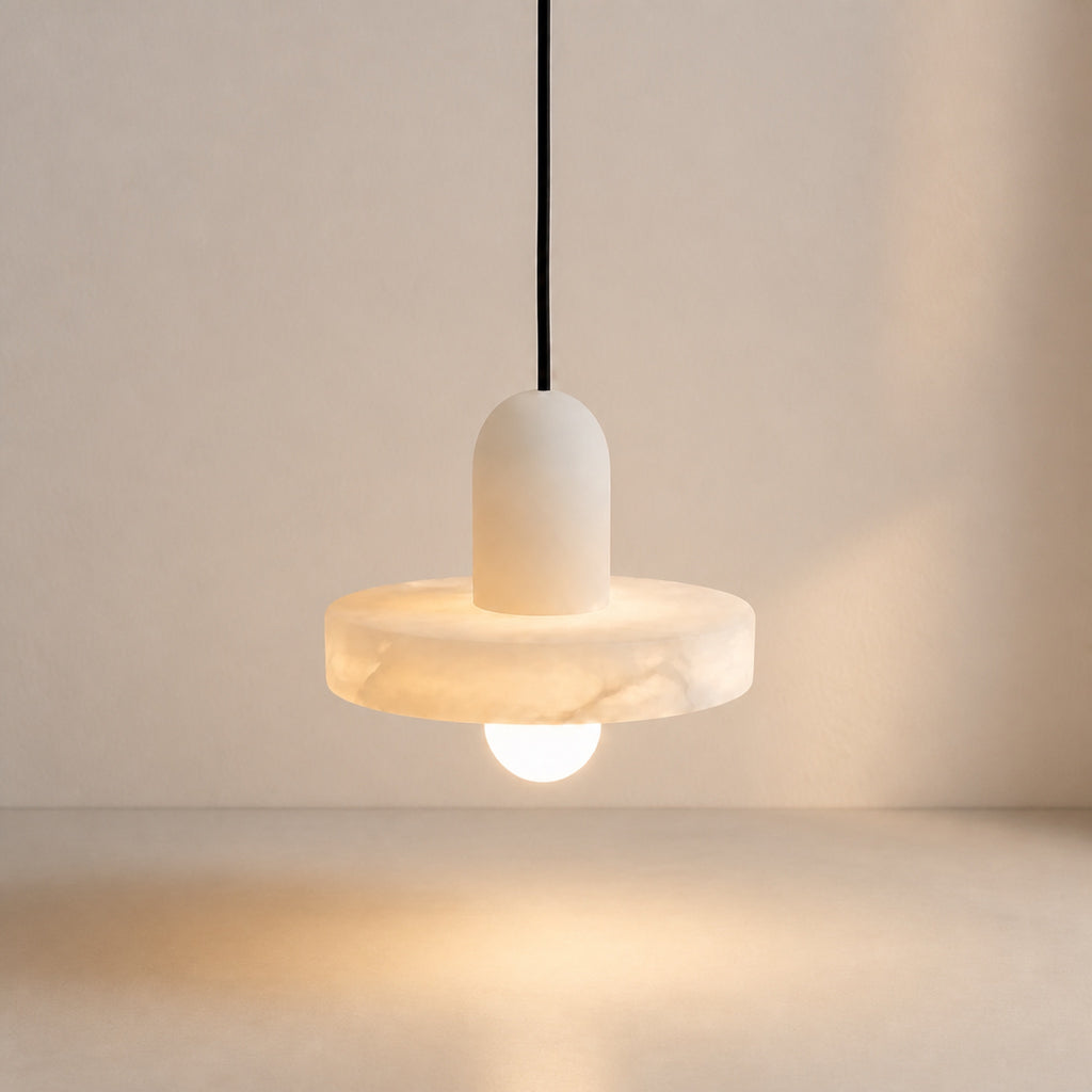 Suspension effet pierre, vue complémentaire