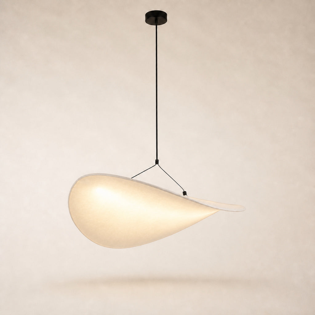 Suspension voile LED, papier dupont